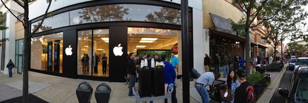 iphone 5 launch line