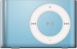 iPod Shuffle Baby Blue