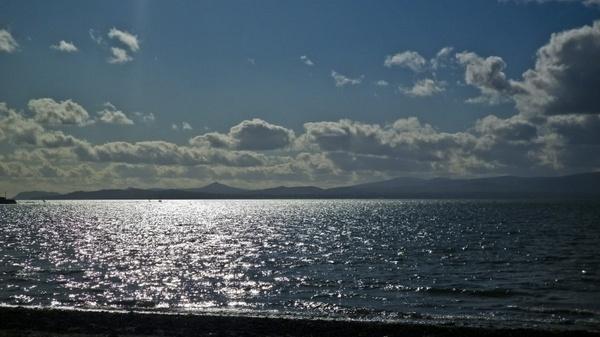 ireland sea sunlight