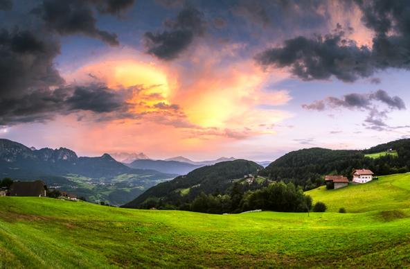 italy countryside landscape picture calm mountain view