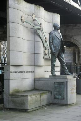 james connolly statue located near liberty hall in dublin ref 102646