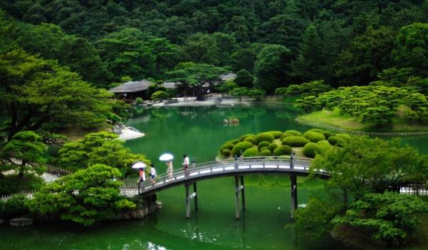 japan japanese garden bridge