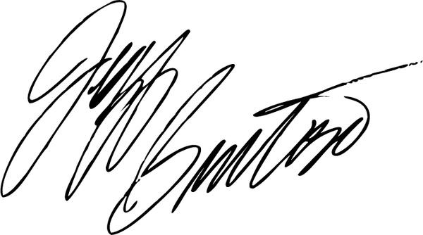 jeff burton signature