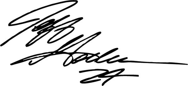jeff gordon signature