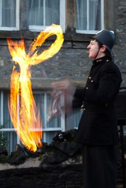 juggling with fire