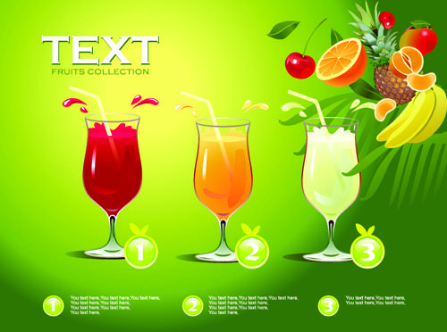 juice advertisement publicize poster creative vector