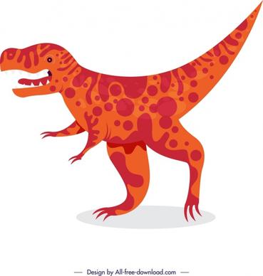 jurassic background tyrannosaurusrex icon colored cartoon sketch