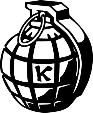 Kallisti-grenade 1 clip art