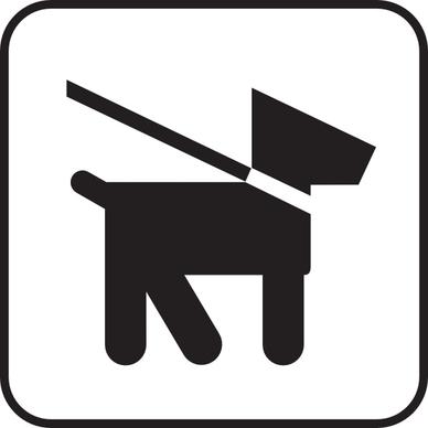 Keep Dogs On Leash clip art