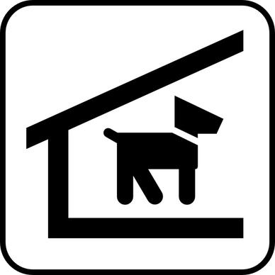 Kennel Dogs clip art