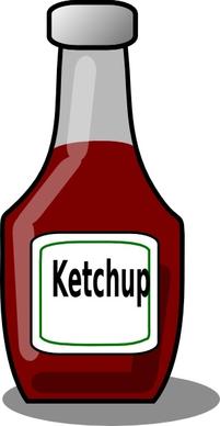 Ketchup Bottle clip art