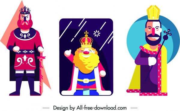 king card sets classical colorful design