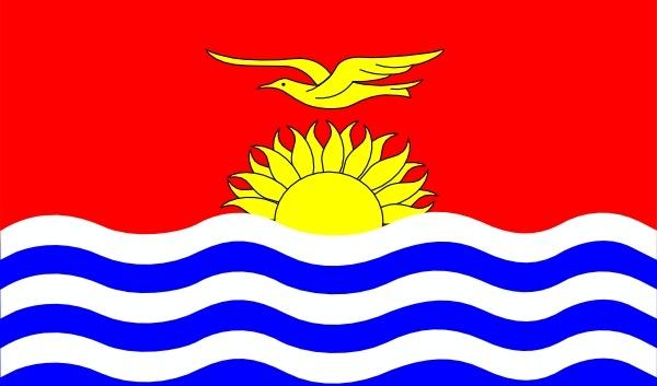 Kiribati Flag clip art
