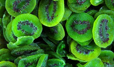 kiwi fruit slices picture elegant contrast realistic