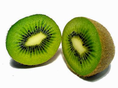 kiwi fruits picture backdrop half cut realistic