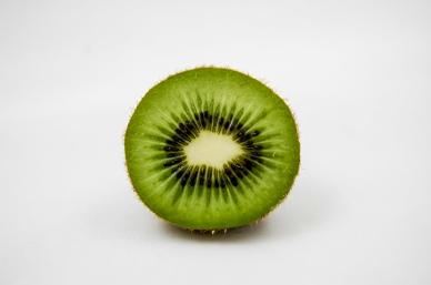 kiwi slice backdrop picture realistic closeup