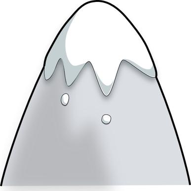 Kliponius Mountain In A Cartoon Style clip art