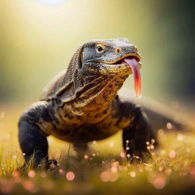 komodo dragon picture elegant dynamic closeup