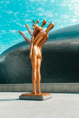 korea scenery picture artistic statue 