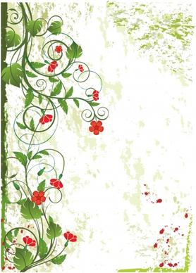 flowers background multicolored classical decor