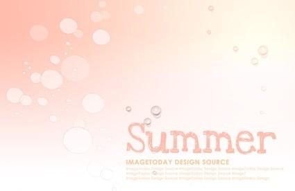 korean style summer background layered psd 2