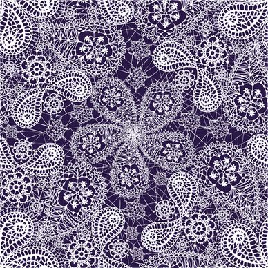 lace pattern seamless vector graphics