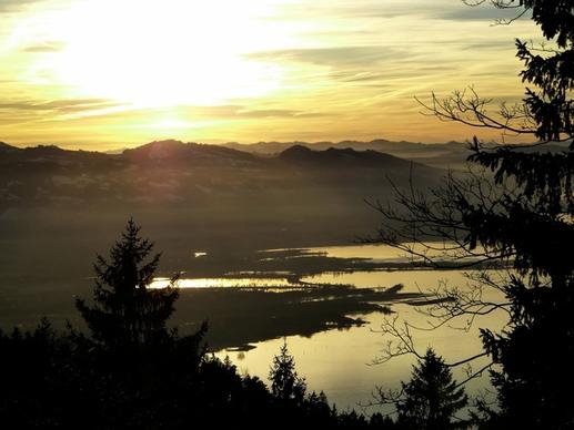 lake constance bregenz sunset