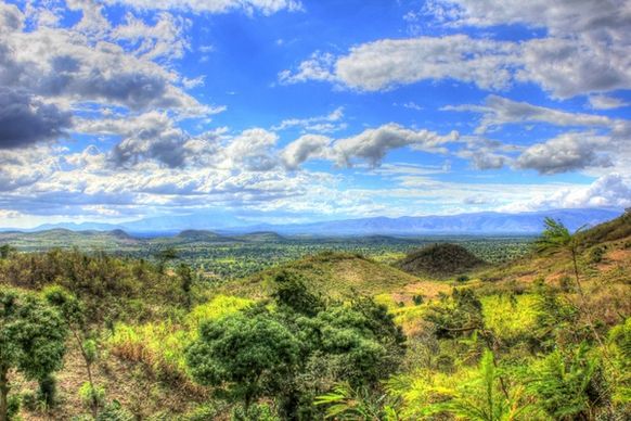 landscape around pignon haiti
