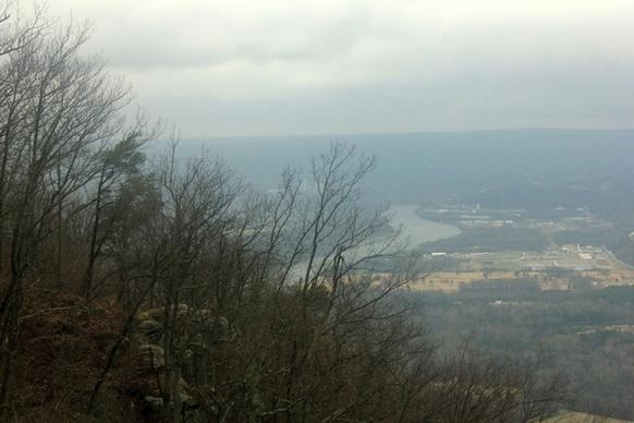landscape view at lookout mountain tennessee