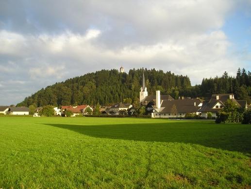 landscape village town