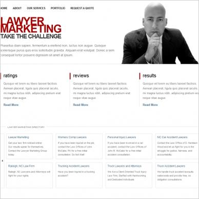 Lawyer Marketing Template