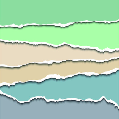 layered torn paper vector background