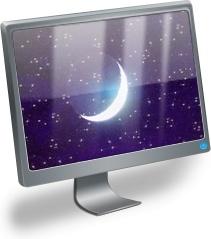 LCD With moon inside