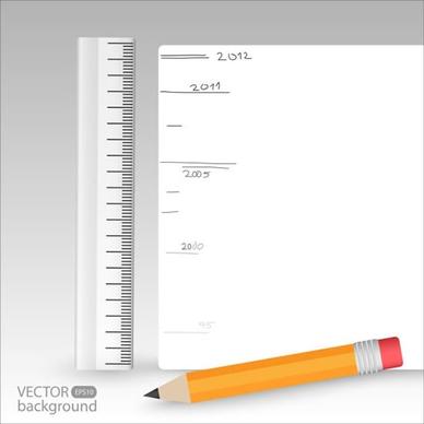 learning background template educational tools 3d handwriting sketch