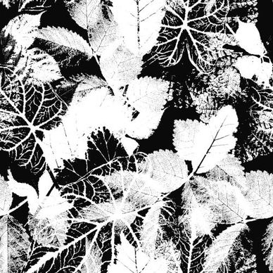 leaves grunge pattern seamless vectors
