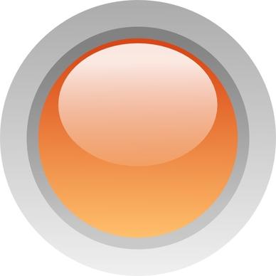 Led Circle (orange) clip art