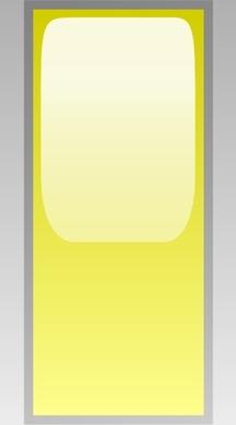 Led Rectangular V (yellow) clip art