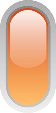 Led Rounded V (orange) clip art