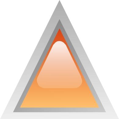 Led Triangular 1 (orange) clip art