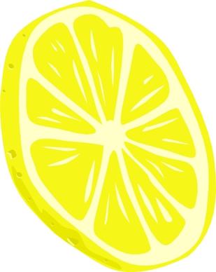 Lemon (slice) clip art