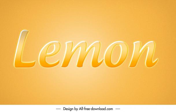 lemon style backdrop template flat shiny elegant texts
