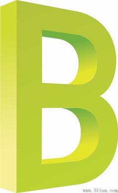 letter b icons vector