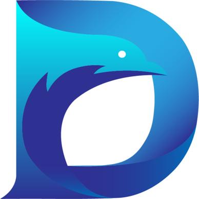 letter d with dove logo concept creative and elegant logo desig free vector and pngeps
