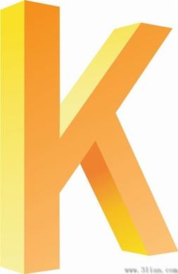letter k icon vector