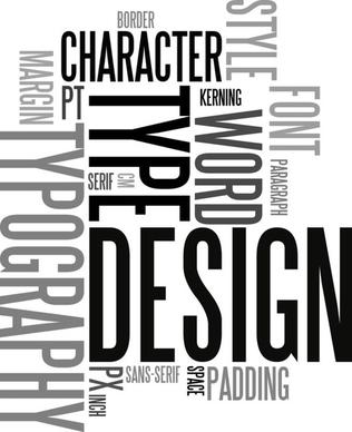 letter plate design 01 vector