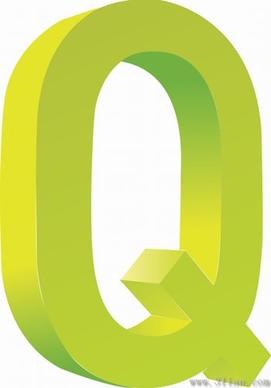 letter q icon vector