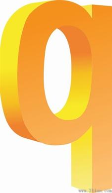 letter q icon vector