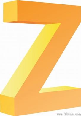 letter z icon vector
