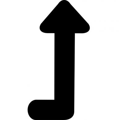 level up alt arrowhead shape icon