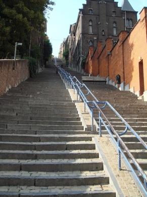 liege belgium stairs